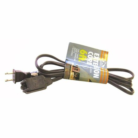 OUTPUT 9 ft. Brown Cube Tap Extension Cord OU3977405
